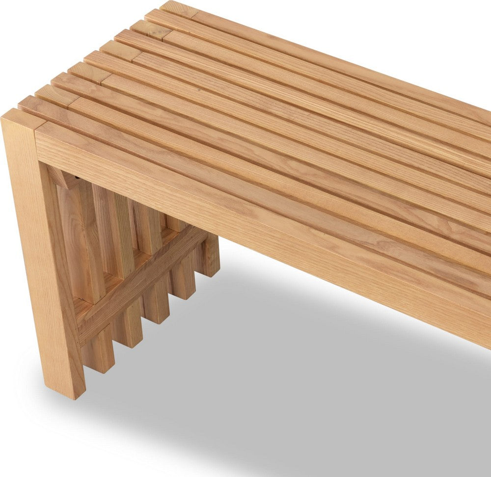 Modus Furniture - Tanner Dining Bench - Flaxen - QPUD65 view 5