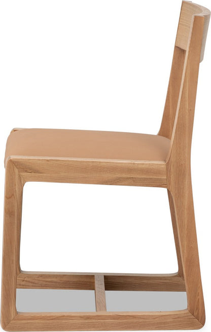 Modus Furniture - Tanner Dining Chair - Flaxen/Cam Tan - QPUD63_1 view 3