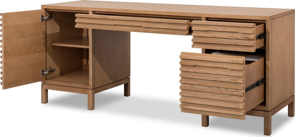 Modus Furniture - Tanner File Drawer Desk - Flx - QPUD11 view 3