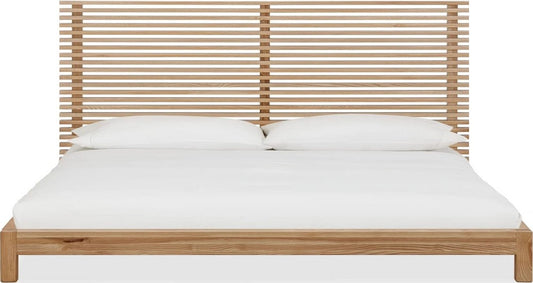Modus Furniture - Tanner Full-size Solid Ash Platform Bed in Flaxen - QPUDH4 view 2