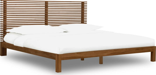 Modus Furniture - Tanner Full-size Solid Ash Platform Bed in Roux - QPUAH4 view 1