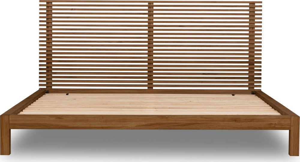 Modus Furniture - Tanner Full-size Solid Ash Platform Bed in Roux - QPUAH4 view 5