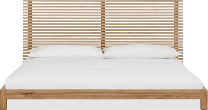 Modus Furniture - Tanner King-size Solid Ash Platform Bed in Flaxen - QPUDH7 view 2