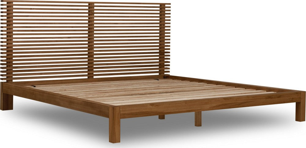 Modus Furniture - Tanner King-size Solid Ash Platform Bed in Roux - QPUAH7 view 4