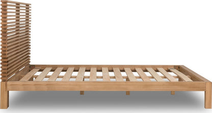 Modus Furniture - Tanner Queen-size Solid Ash Platform Bed in Flaxen - QPUDH5 view 6