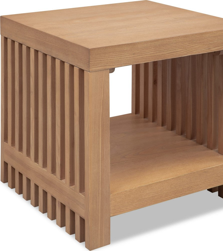 Modus Furniture - Tanner Side Table - Flaxen - QPUD22 view 5