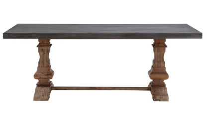 Modus Furniture - Thurston Concrete and Solid Wood Rectangular Dining Table - 9KS861T_CLOSEOUT veiw 1