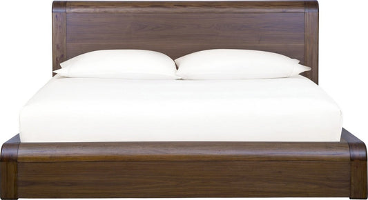 Modus Furniture - Totes King-size Platform Bed in English Walnut - RXVKH7 view 2