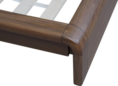 Modus Furniture - Totes King-size Platform Bed in English Walnut - RXVKH7 view 5
