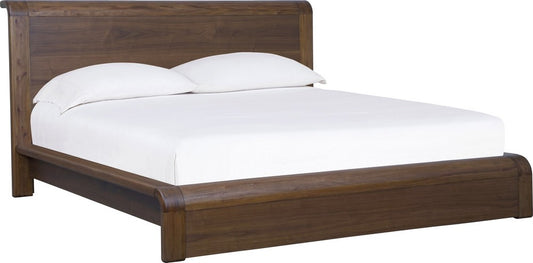 Modus Furniture - Totes Queen-size Platform Bed in English Walnut - RXVKH5 view 1