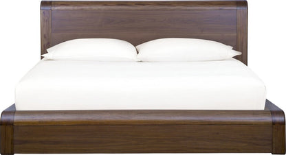 Modus Furniture - Totes Queen-size Platform Bed in English Walnut - RXVKH5 view 2