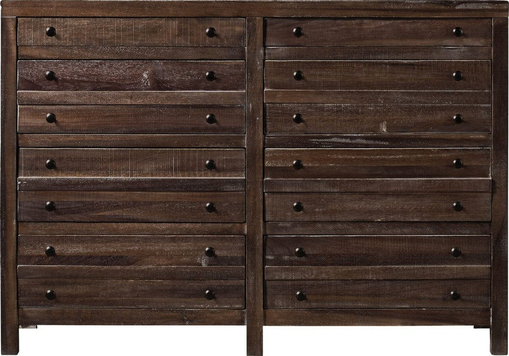 Modus Furniture - Townsend Eight Drawer Solid Wood Dresser in Java (2024) - 8T0682A view 2