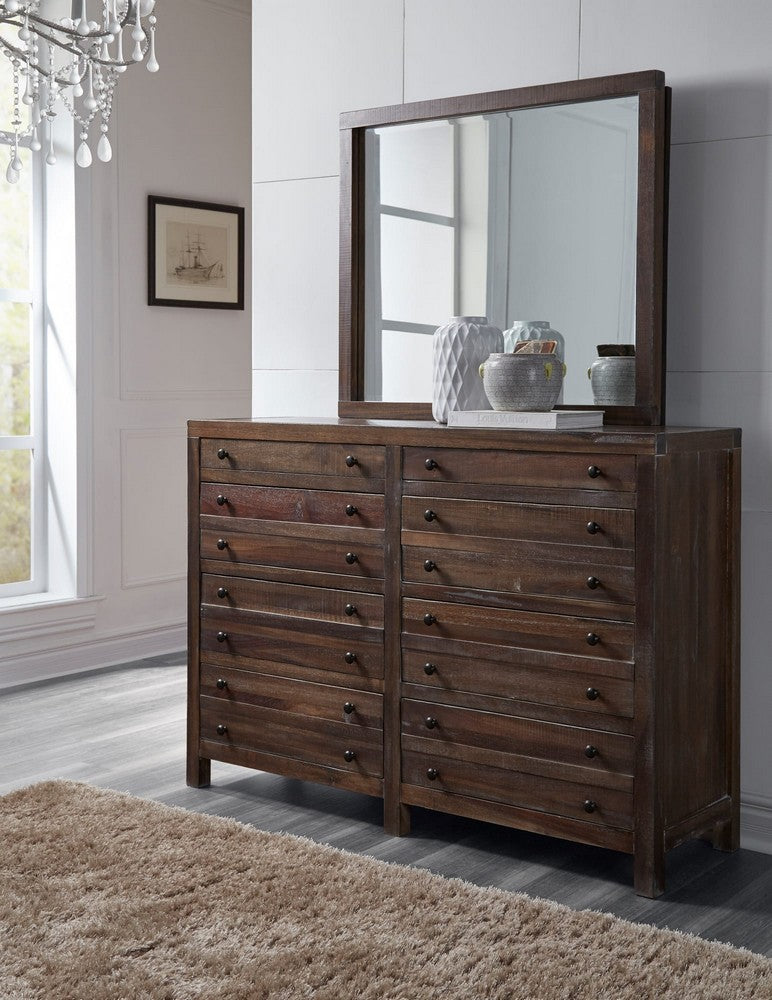 Modus Furniture - Townsend Eight Drawer Solid Wood Dresser in Java (2024) - 8T0682A view 6