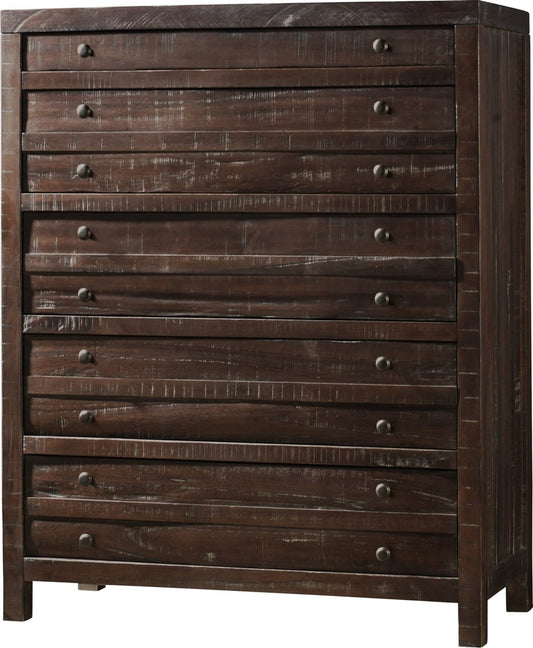 Modus Furniture - Townsend Five Drawer Solid Wood Chest in Java (2024) - 8T0684A view 1