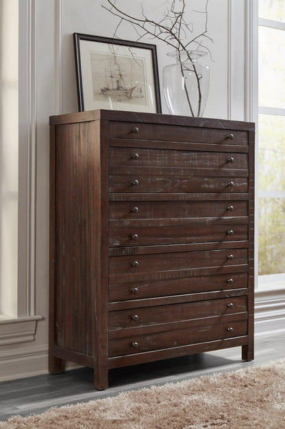 Modus Furniture - Townsend Five Drawer Solid Wood Chest in Java (2024) - 8T0684A view 5