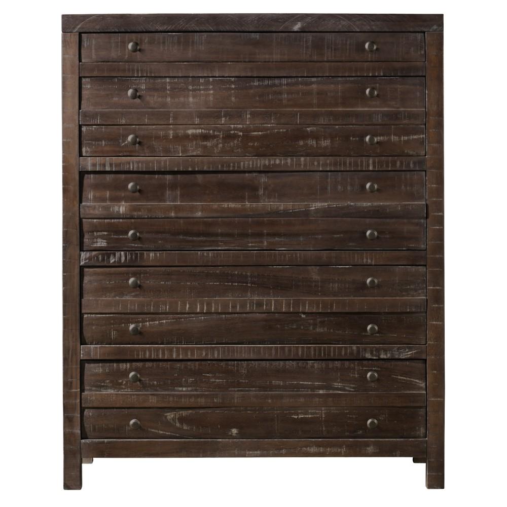 Modus Furniture - Townsend Five Drawer Solid Wood Chest in Java - 8T0684 veiw 6