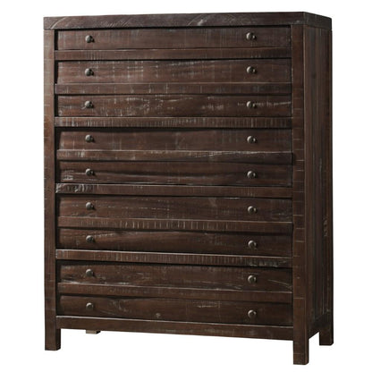 Modus Furniture - Townsend Five Drawer Solid Wood Chest in Java - 8T0684 veiw 7