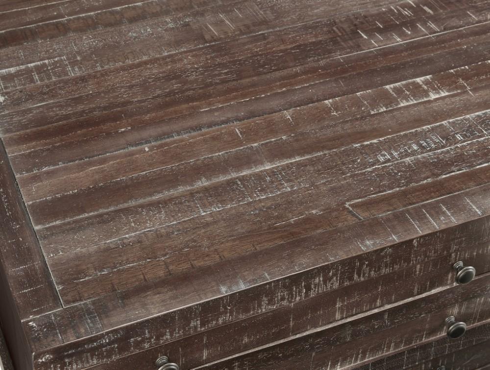 Modus Furniture - Townsend Solid Wood Castered Coffee Table in Java - 8T0621 veiw 3