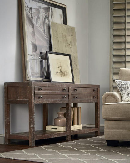 Modus Furniture - Townsend Solid Wood Console Table in Java - 8T0623 veiw 1