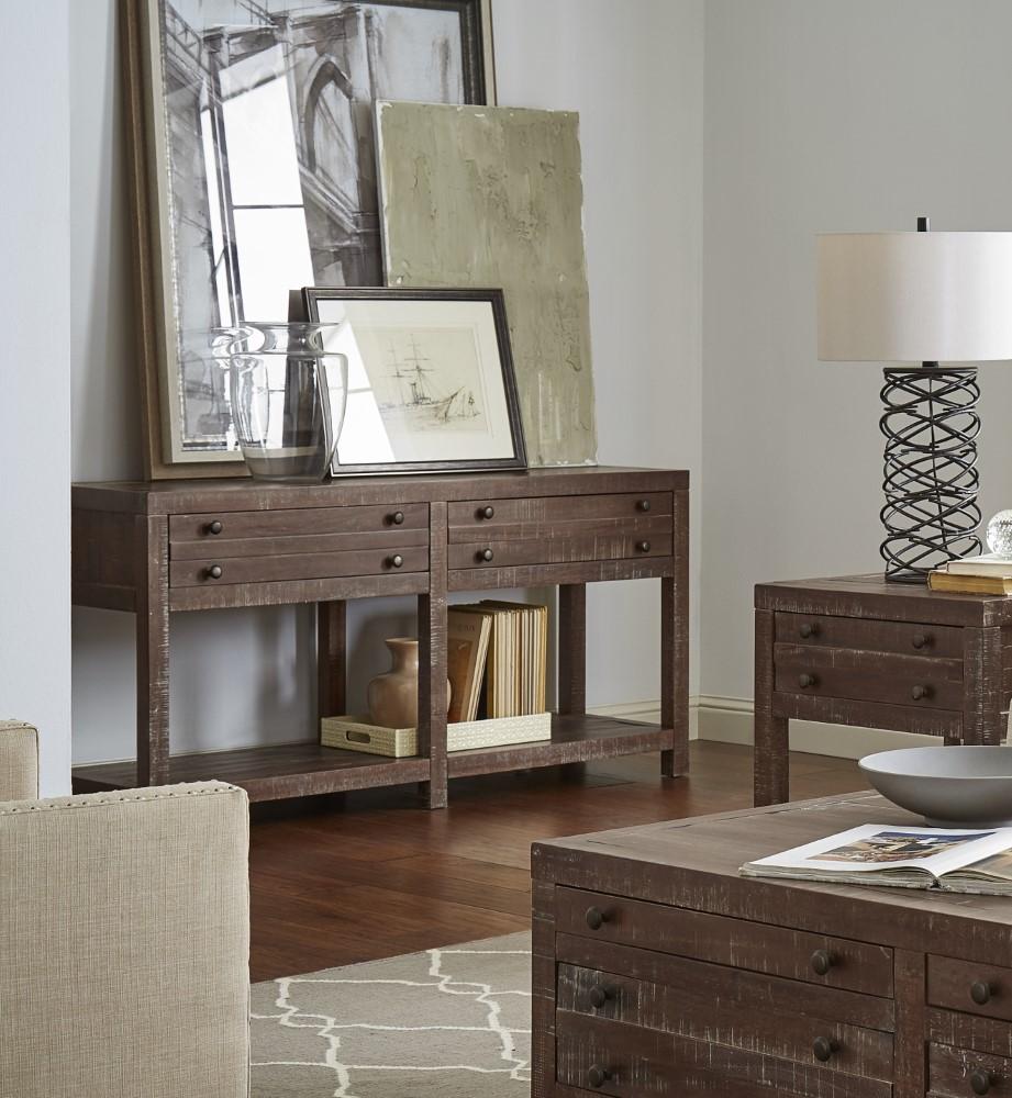 Modus Furniture - Townsend Solid Wood Console Table in Java - 8T0623 veiw 2