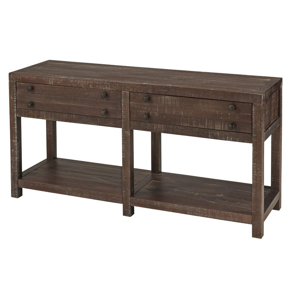 Modus Furniture - Townsend Solid Wood Console Table in Java - 8T0623 veiw 4