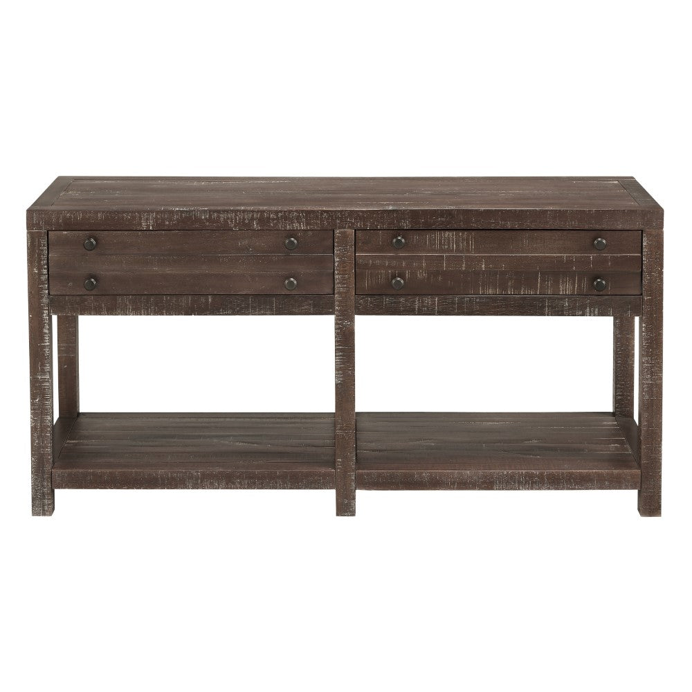 Modus Furniture - Townsend Solid Wood Console Table in Java - 8T0623 veiw 5
