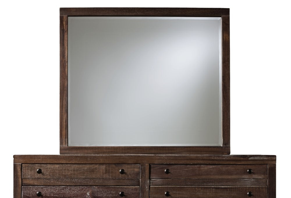 Modus Furniture - Townsend Solid Wood Mirror in Java - 8T0683 veiw 3
