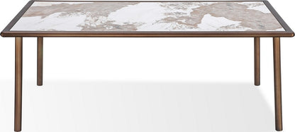 Modus Furniture - Tulum Stone Top Dining Table with Bronze Metal Base - PWSW61 view 2