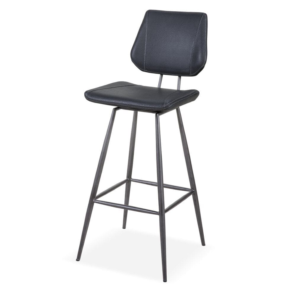 Modus Furniture - Vinson Modern Swivel Bar Stool in Cobalt (Set of 2) - 9LE868V veiw 2