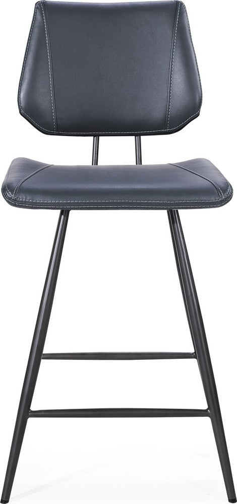 Modus Furniture - Vinson Modern Swivel Counter Stool in Cobalt - 9LE870V_1 view 2