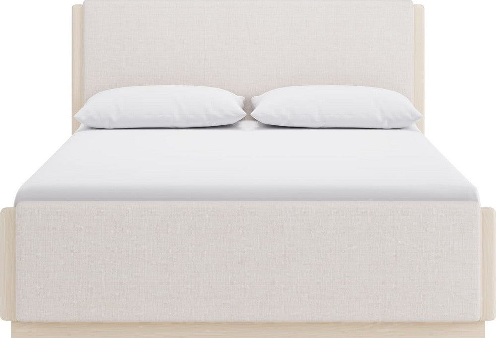 Modus Furniture - Wallen Uph CK Bed - White Sand - TDXXH6 view 2