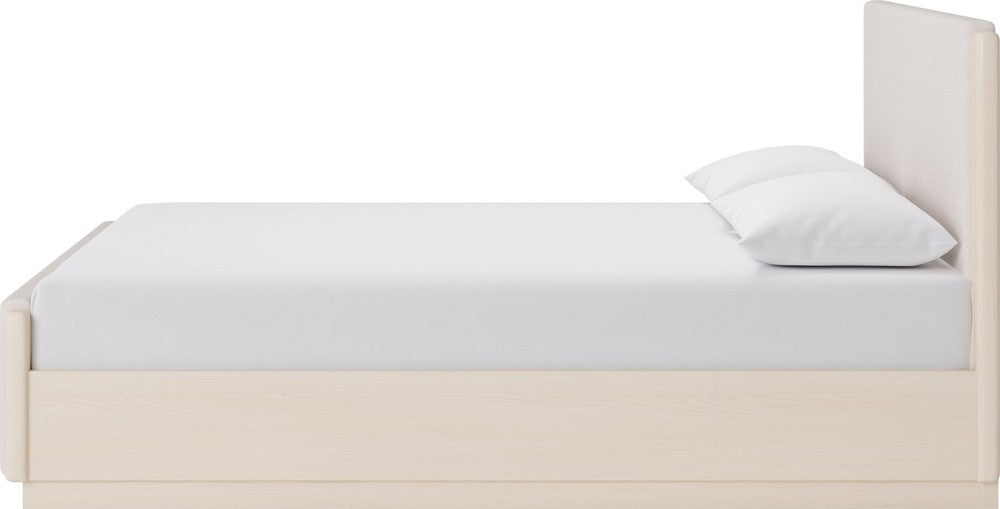 Modus Furniture - Wallen Uph CK Bed - White Sand - TDXXH6 view 3