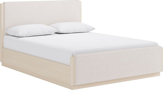 Modus Furniture - Wallen Uph Qn Bed - White Sand - TDXXH5 view 1