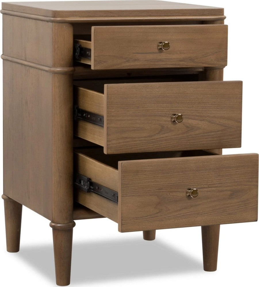 Modus Furniture - Whitmore 3 Drw NS w/CM - Clstn - XH2C81C view 3