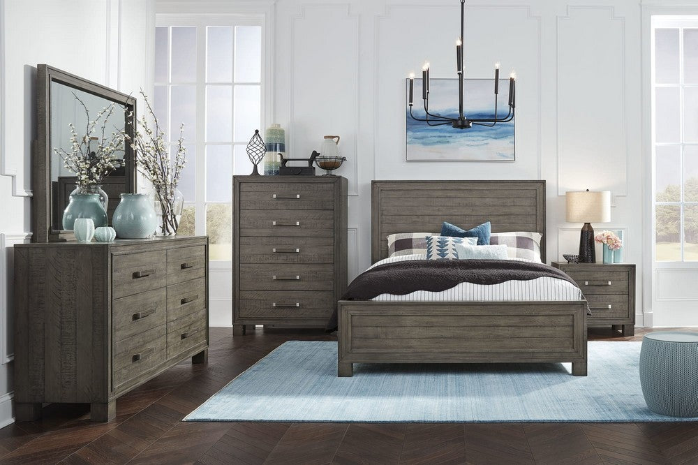 Modus Furniture - William King-Size Panel Bed in Dusty Dawn - FYBVA7 view 5