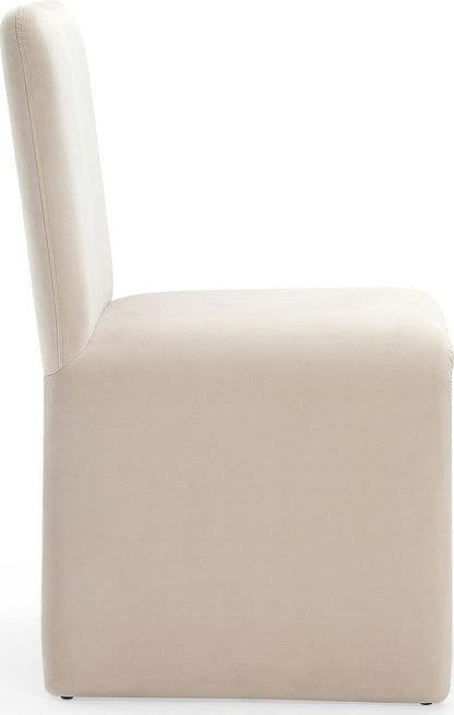 Modus Furniture - Winston Fully Upholstered Side chair in Sand Velvet - FMBF64A_1 view 3