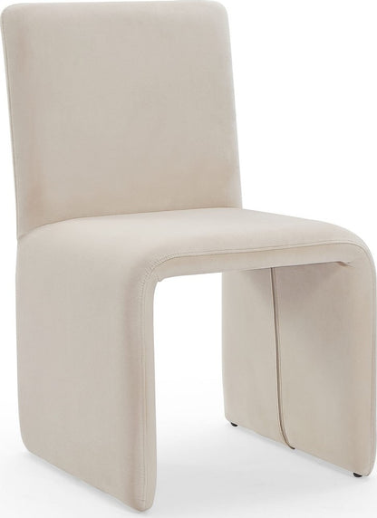 Modus Furniture - Winston Fully Upholstered Side chair in Sand Velvet Set of 2 - FMBF64A_2 view 1