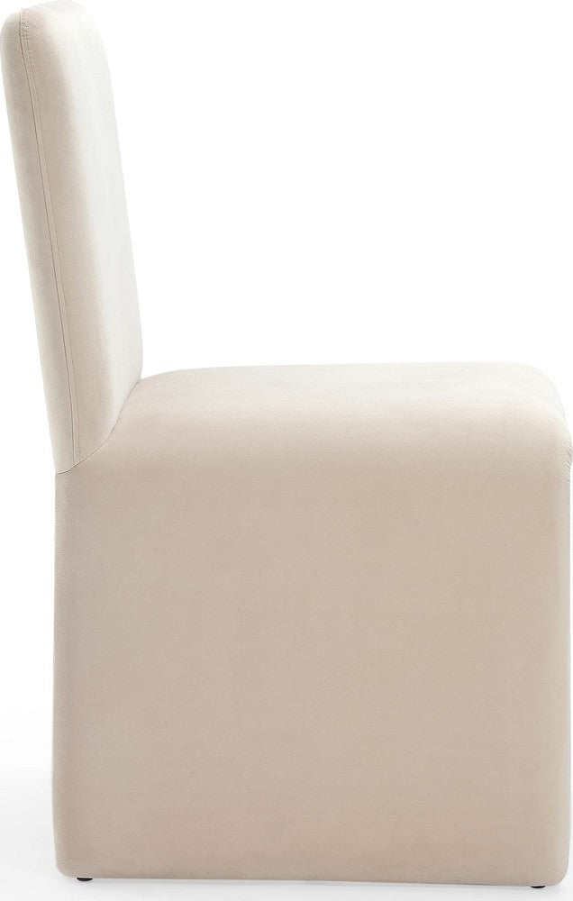 Modus Furniture - Winston Fully Upholstered Side chair in Sand Velvet Set of 2 - FMBF64A_2 view 3