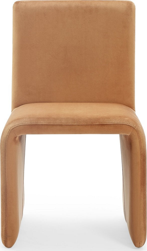Modus Furniture - Winston Fully Upholstered Side chair in Whiskey Velvet - FMBF64B_1 view 2