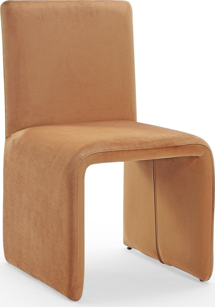 Modus Furniture - Winston Fully Upholstered Side chair in Whiskey Velvet Set of 2 - FMBF64B_2 view 1
