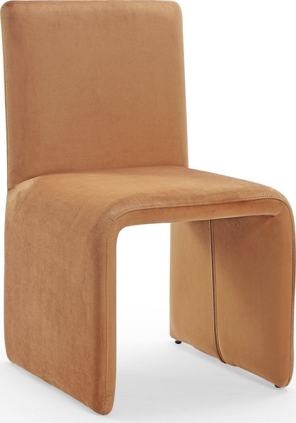 Modus Furniture - Winston Fully Upholstered Side chair in Whiskey Velvet Set of 2 - FMBF64B_2 view 1