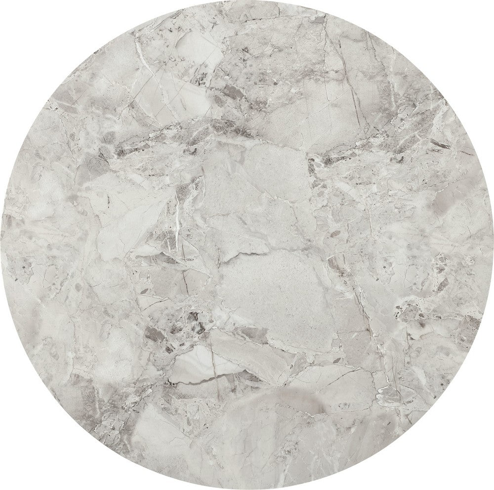 Modus Furniture - Winston Stone Top Metal Base Round Dining Table in Grigio - FMNY60 view 2