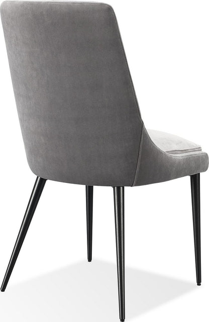 Modus Furniture - Winston Upholstered Metal Leg Dining Chair in Goose and Black - FMNY63_1 view 4