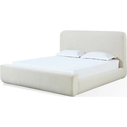 Modus Furniture - Wisteria Full-size Upholstered Platform Bed in Frosty Corduroy - RYVMH4 view 1