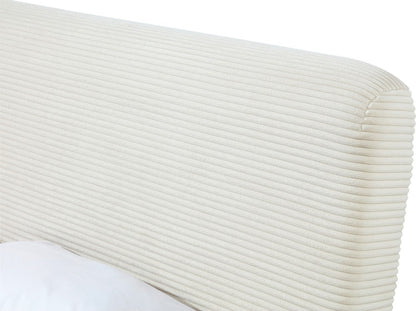 Modus Furniture - Wisteria King-size Upholstered Platform Bed in Frosty Corduroy - RYVMH7 view 4