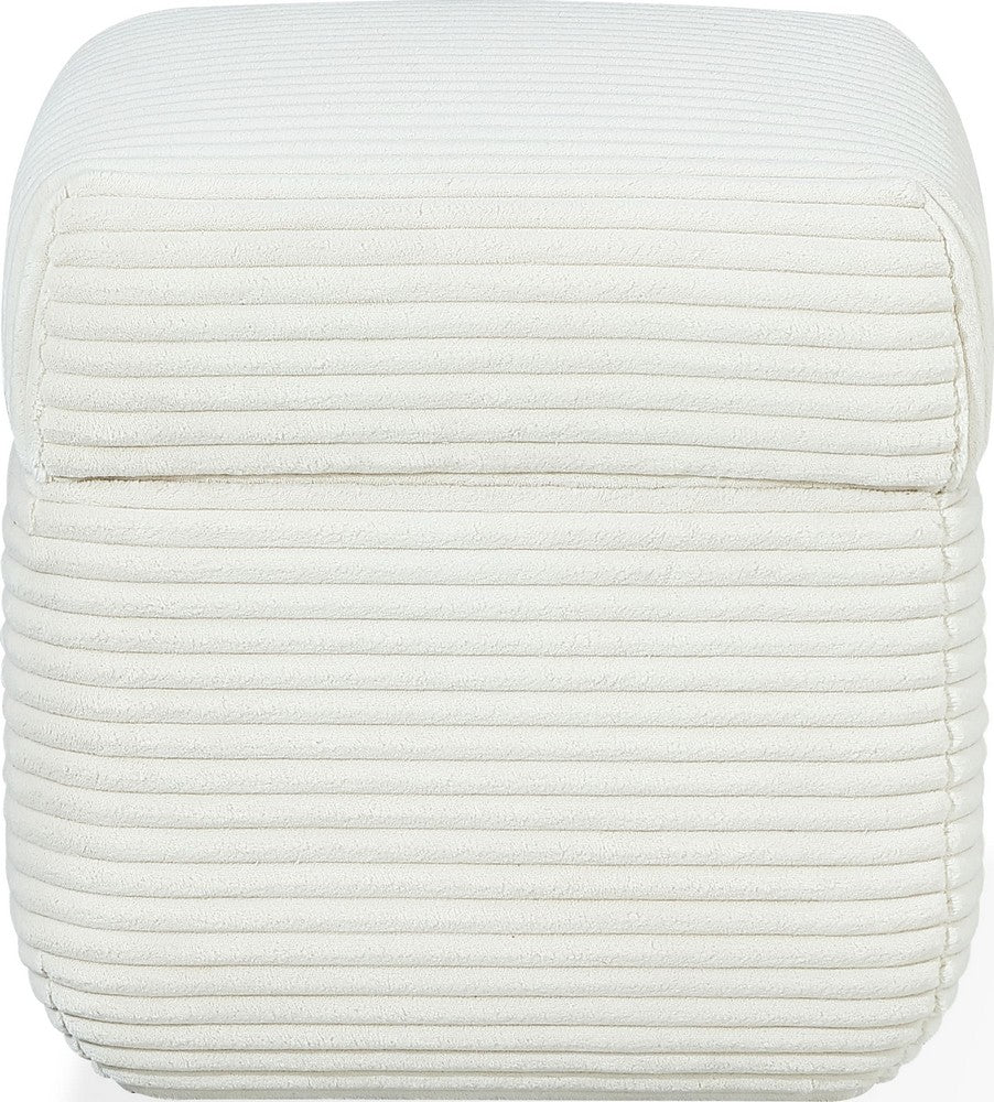 Modus Furniture - Wisteria Upholstered Storage Ottoman in Frosty Corduroy - RYVM88 view 2