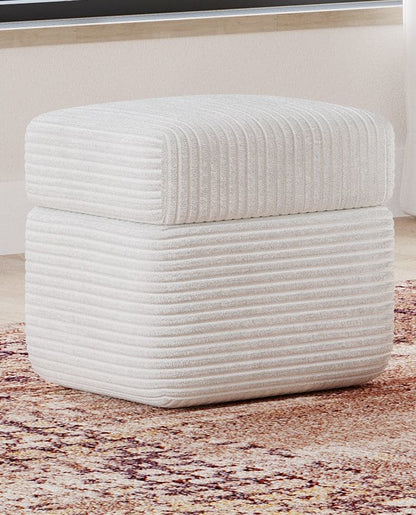 Modus Furniture - Wisteria Upholstered Storage Ottoman in Frosty Corduroy - RYVM88 view 4