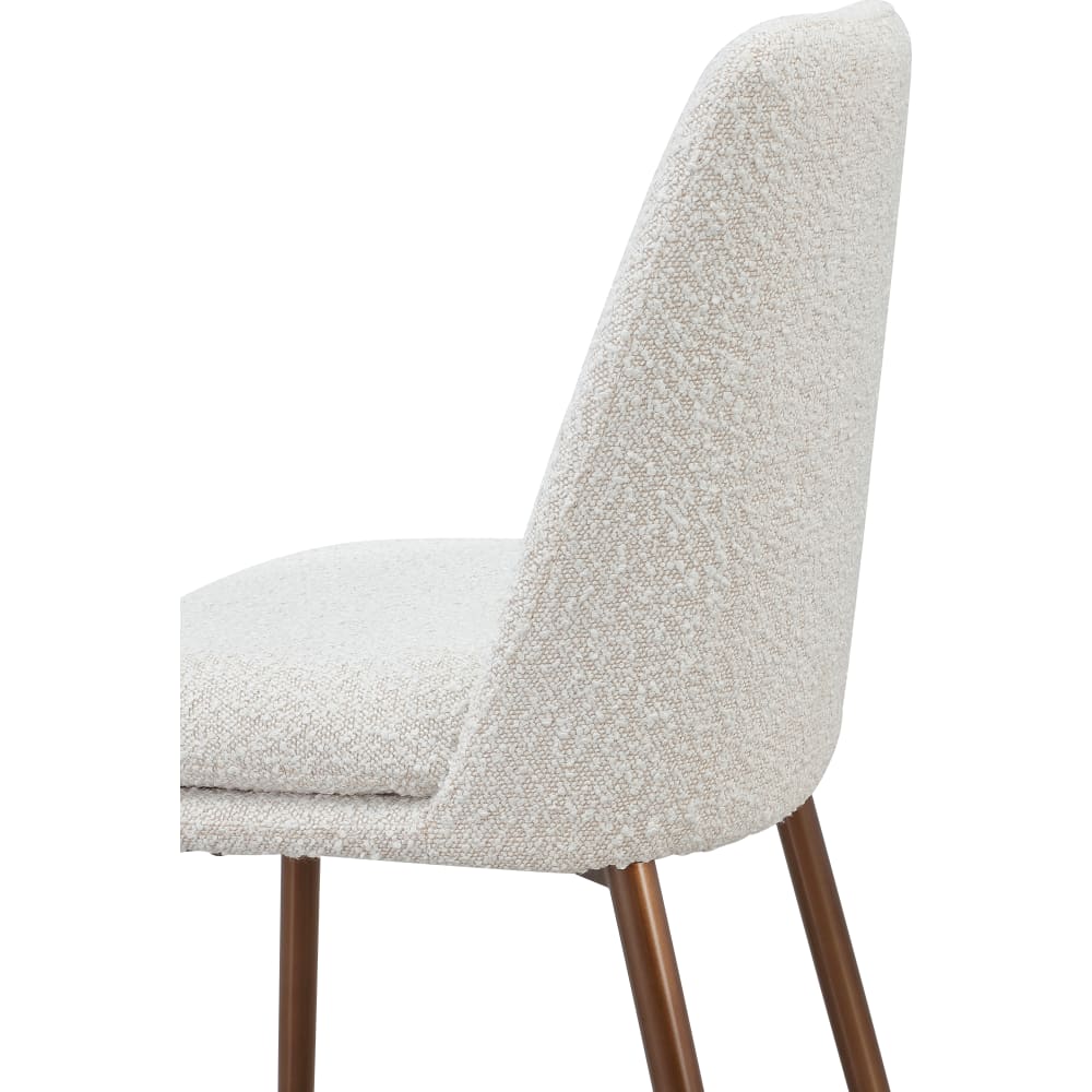 Modus Furniture - Wyatt Upholstered Bar Stool in Ricotta Boucle and Bronze Metal Set of 2 - PWTA75FMY view 5