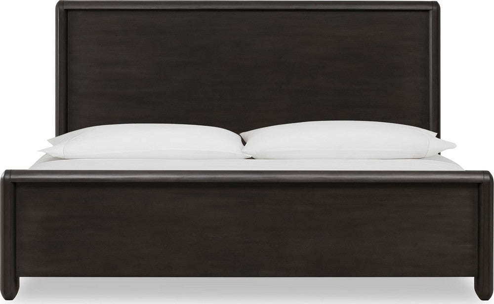 Modus Furniture - Xolani California King-Size Acacia Wood Platform Bed in Jaguar - TTXTH6 view 2