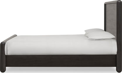 Modus Furniture - Xolani California King-Size Acacia Wood Platform Bed in Jaguar - TTXTH6 view 3